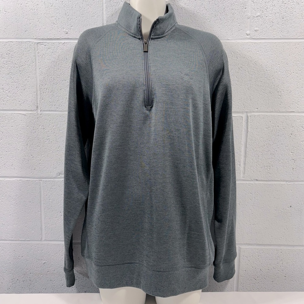 Under Armour three-quarter zip charcoal sweater​​​​​​​​​​